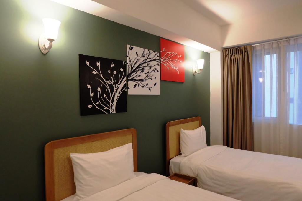 Двухместный (Двухместный номер Делюкс с 2 отдельными кроватями), Cozy@9Hotel&Kitchen