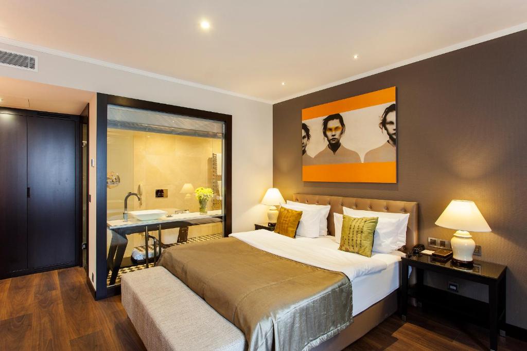 Двухместный (Двухместный номер Делюкс с 1 кроватью), Quentin Boutique Hotel