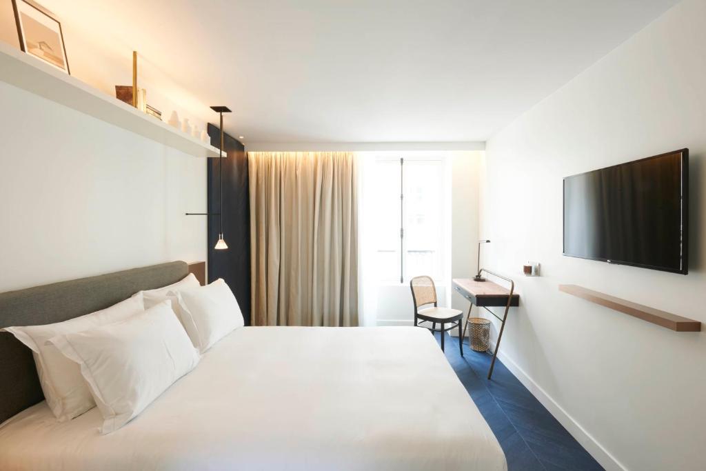 Двухместный (Двухместный номер Делюкс с 1 кроватью), Hôtel Amastan Paris