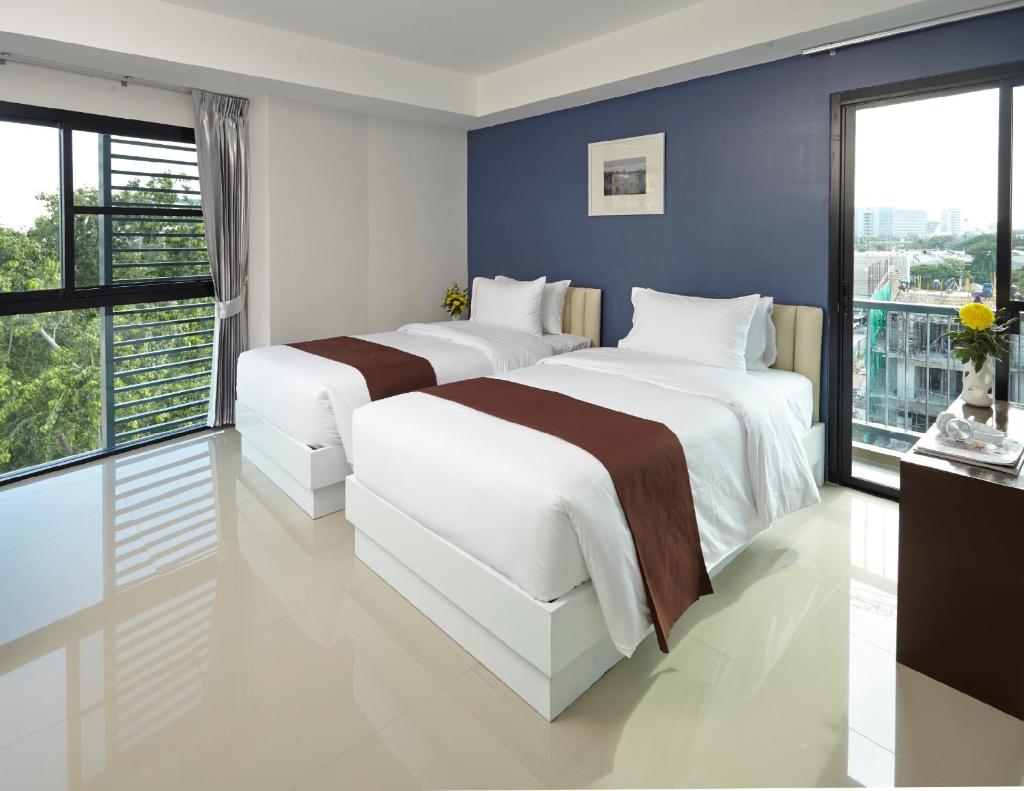 Двухместный (Двухместный номер Делюкс с 2 отдельными кроватями), Casa Residence Hotel