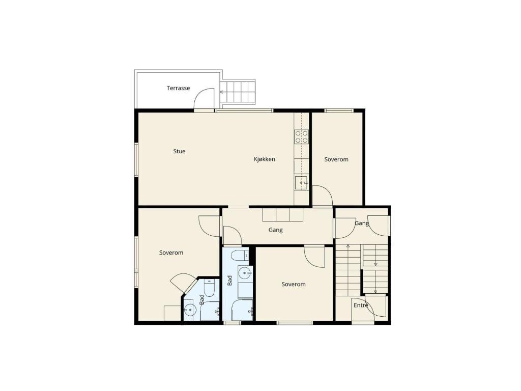 Telemark Apartments Room Type - Three-Bedroom Apartment