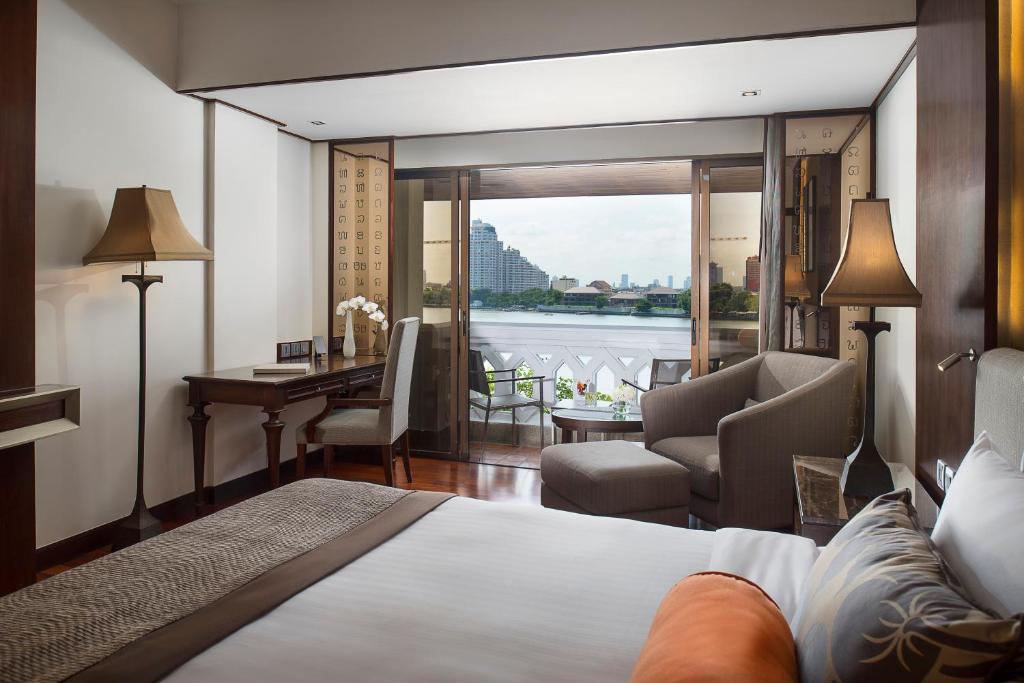 Двухместный (Номер Делюкс, вид на реку), Курортный отель Anantara Riverside Bangkok Resort
