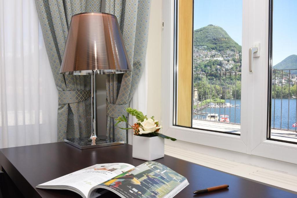 Одноместный (Небольшой одноместный номер с видом на озеро), Hotel Walter Au Lac