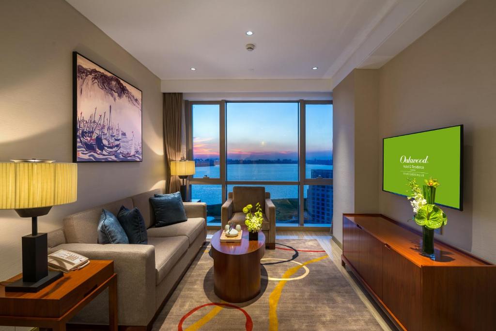 Апартаменты (Апартаменты с 1 спальней), Oakwood Hotel & Residence Suzhou