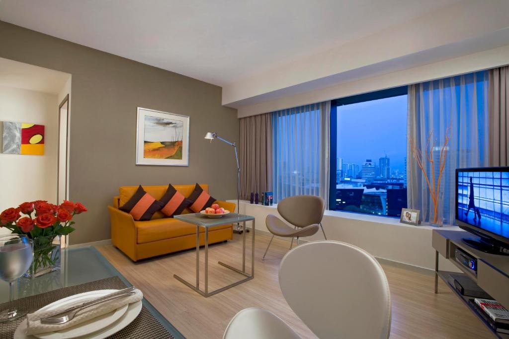 Апартаменты (Представительские апартаменты с 1 спальней), Citadines Mount Sophia Singapore