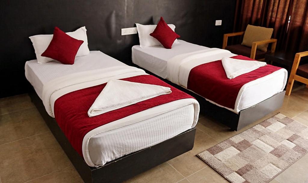 Двухместный (Двухместный номер Делюкс с 2 отдельными кроватями), Hotel Trihari