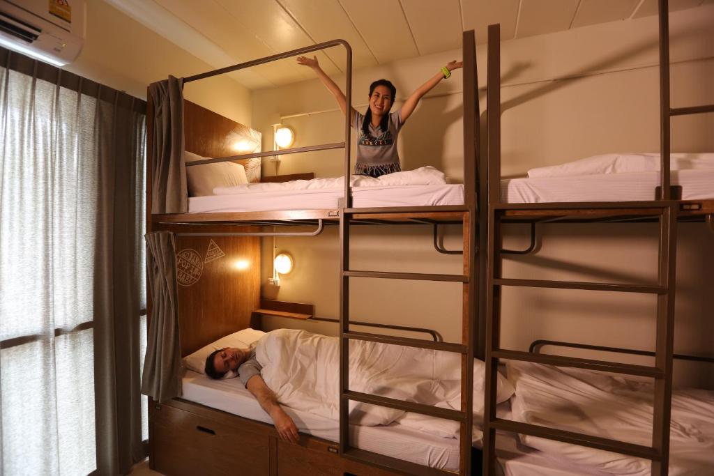 Номер (Кровать в общем 8-местном номере для мужчин и женщин), Pop-In Hostel