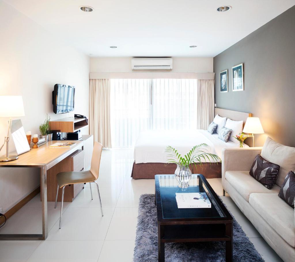 Двухместный (Улучшенный номер-студио), Апарт-отель Viva Garden Serviced Residence
