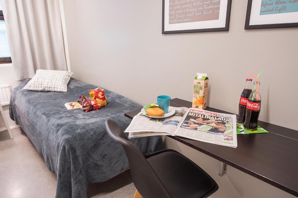 Одноместный (Одноместный номер с общей ванной комнатой), Forenom Hostel Helsinki Pitäjänmäki