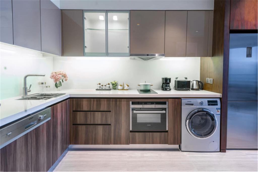 Апартаменты (Представительские апартаменты с 1 спальней), Oakwood Residence Damei Beijing