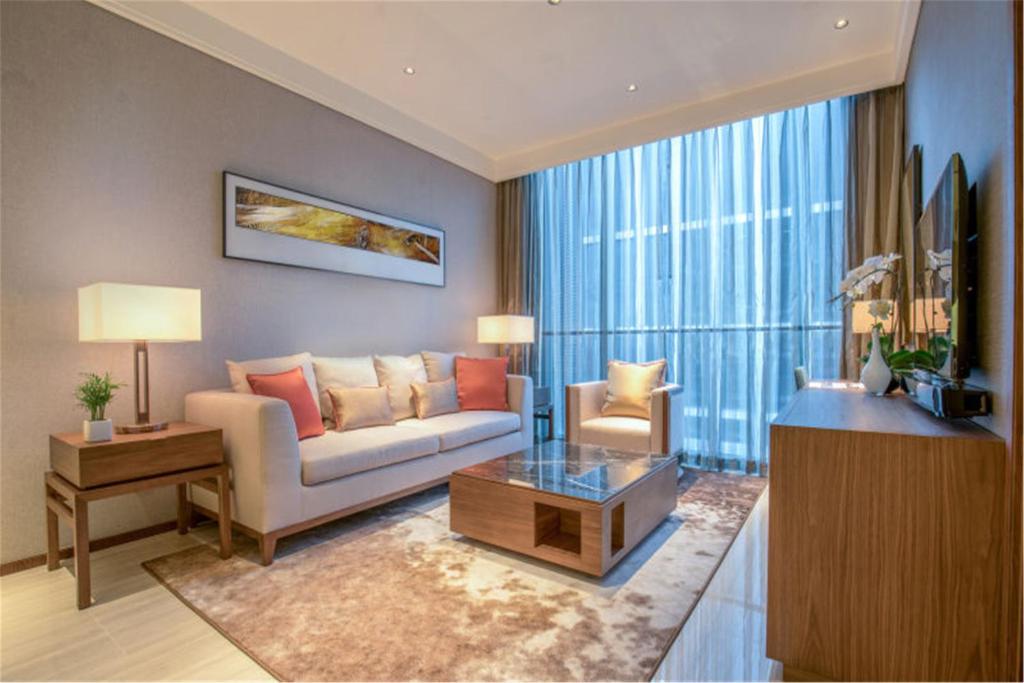 Апартаменты (Представительские апартаменты с 1 спальней), Oakwood Residence Damei Beijing