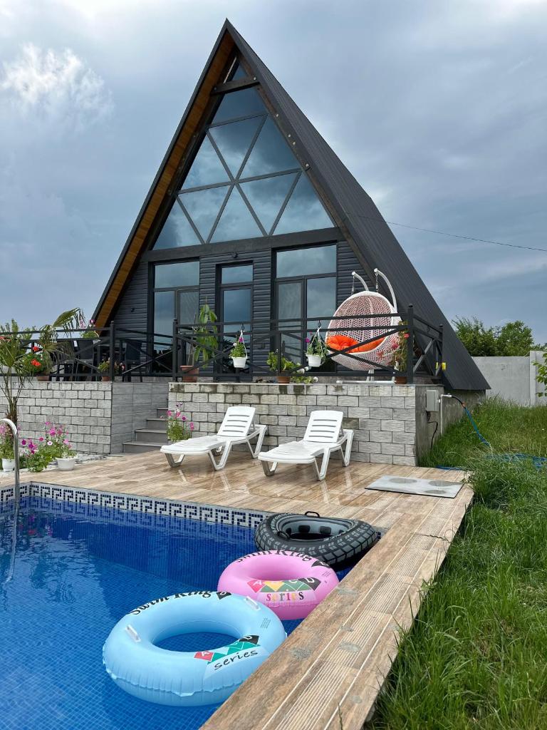 A-frame Oasis Bungalow Gabala - Tap to explore photos
