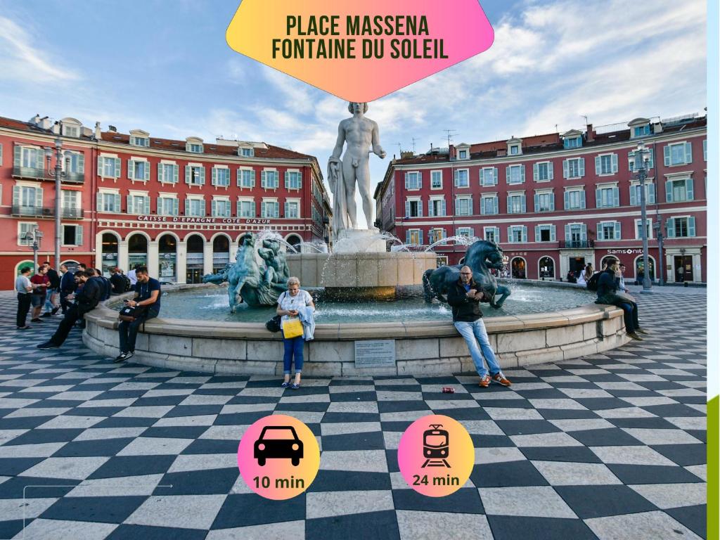 Loft Magnan - PARKING - idéal couples -BEACH -TRAM & Supermarkets - New & Confort-AC - Tap to explore photos