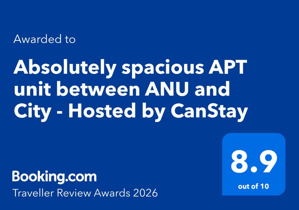 Absolutely spacious APT unit between ANU and City - Hosted by Canstay - Tap to explore photos
