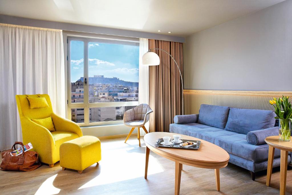 Сьюит (Представительский люкс с видом на Акрополь), Wyndham Grand Athens