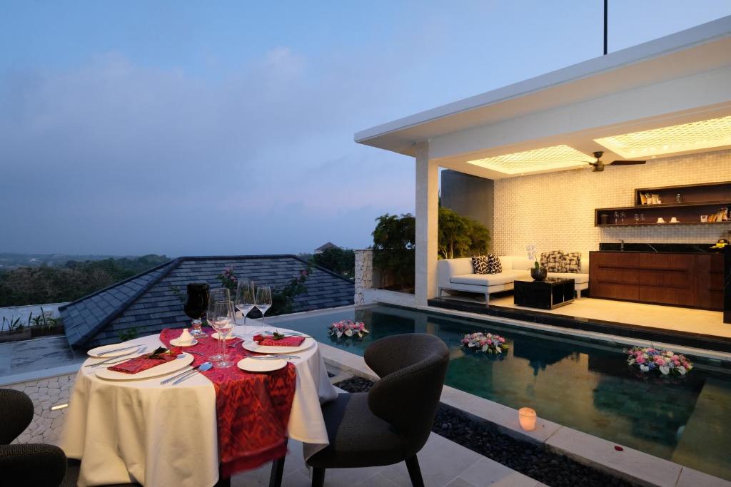 Вилла (Вилла с 1 спальней с видом на океан, бесплатные привилегии), Prasana Villas