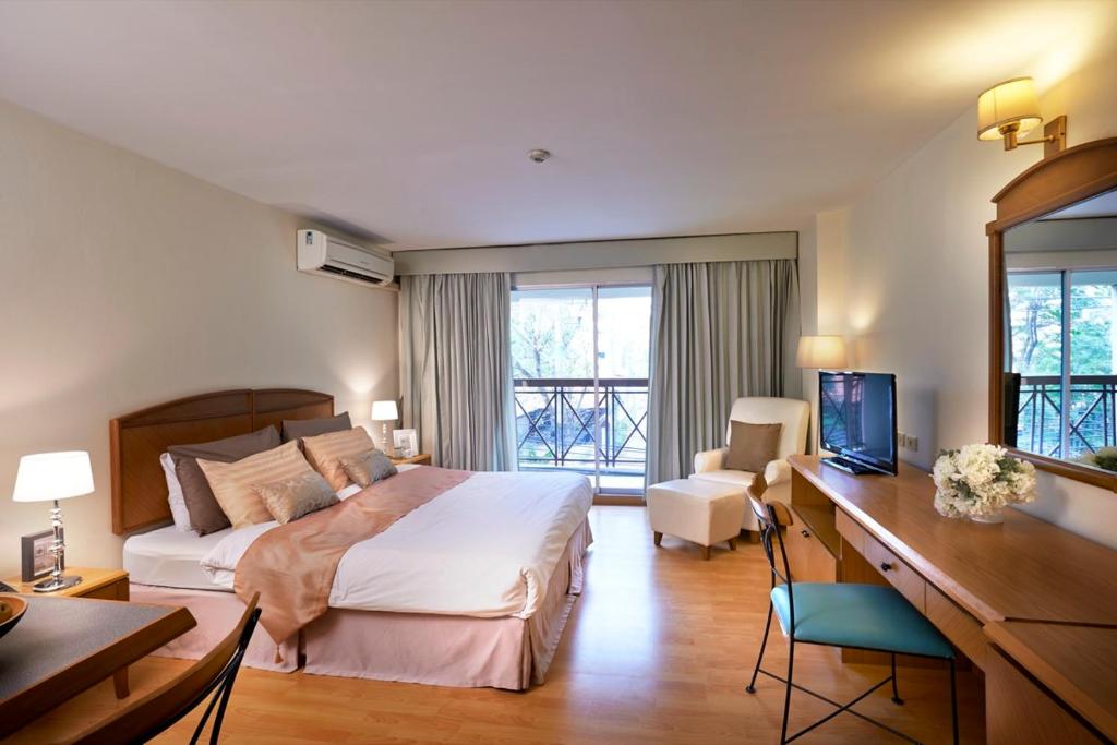 Двухместный (Двухместный номер-студио с 1 кроватью), Ravipha Residences