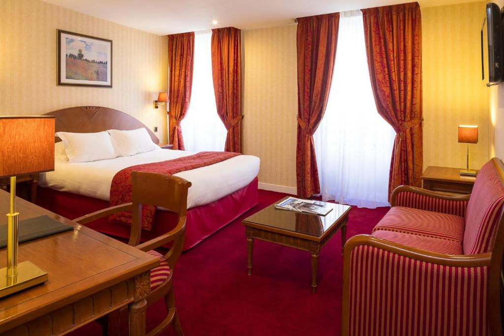 Двухместный (Двухместный номер Делюкс с 1 кроватью), Hotel Imperial Paris
