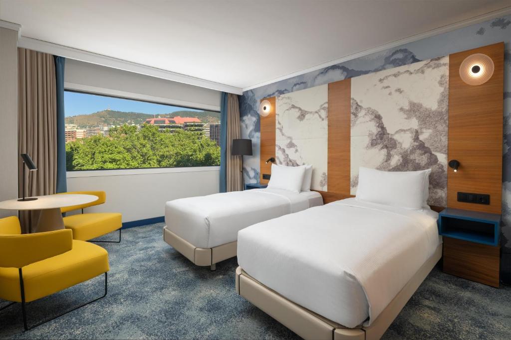 Hilton Barcelona Room Type - Twin Room