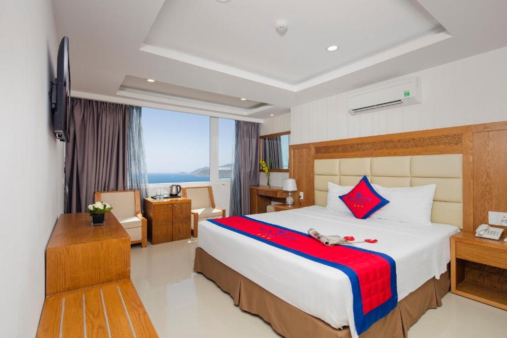 Двухместный (Двухместный номер Делюкс с 1 кроватью и видом на море), Sun City Hotel