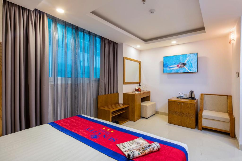 Двухместный (Улучшенный двухместный номер с 1 кроватью), Sun City Hotel