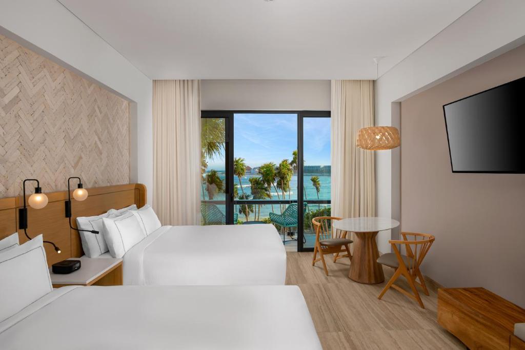 Hilton Tulum Riviera Maya All-Inclusive Resort Room Type - Family Room with Two Queen Beds and Ocean View
