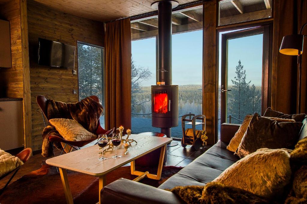 Номер (Арктический стеклянный дом), Arctic TreeHouse Hotel