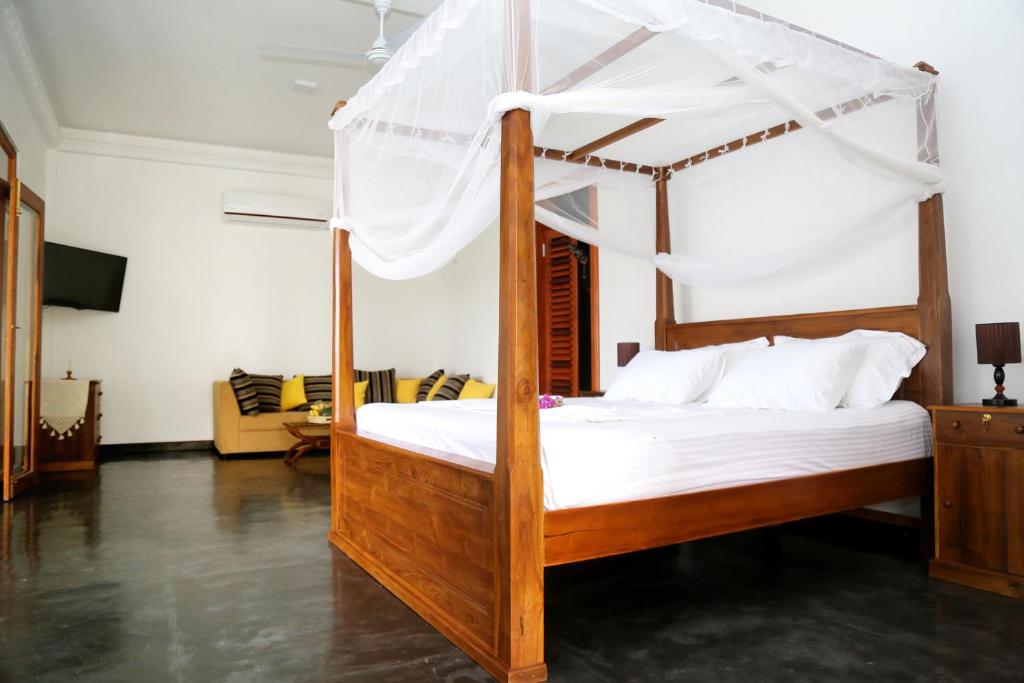 Двухместный (Номер Делюкс (для 2 взрослых и 1 ребенка)), Beach Villa Lanka