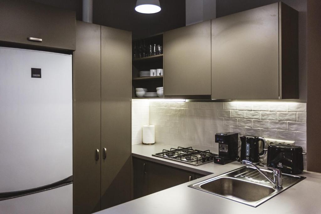 Апартаменты (Апартаменты с 2 спальнями и балконом), Riga Lux Apartments - Ernesta