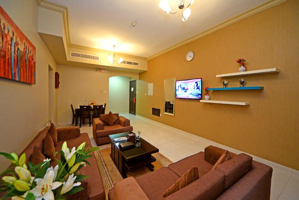 Апартаменты (Роскошные апартаменты с 2 спальнями), Апарт-отель Emirates Stars Hotel Apartments Dubai