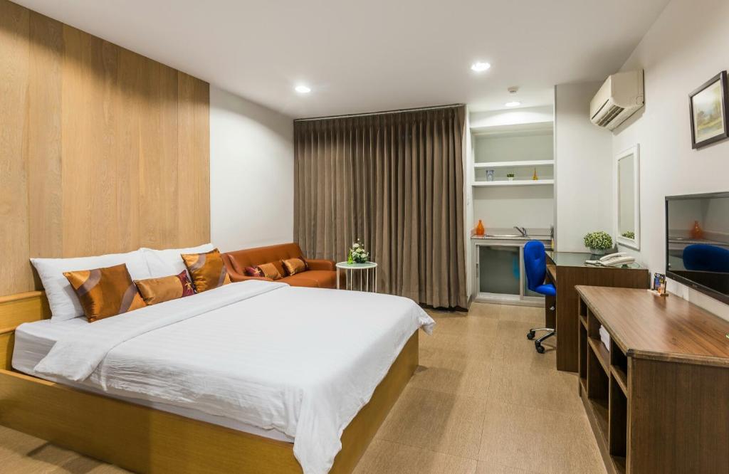 Двухместный (Двухместный номер Делюкс с 1 кроватью), BB Garden Resort