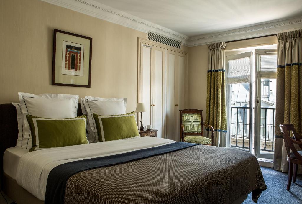 Двухместный (Улучшенный двухместный номер с 1 кроватью), Hôtel Brighton - Esprit de France