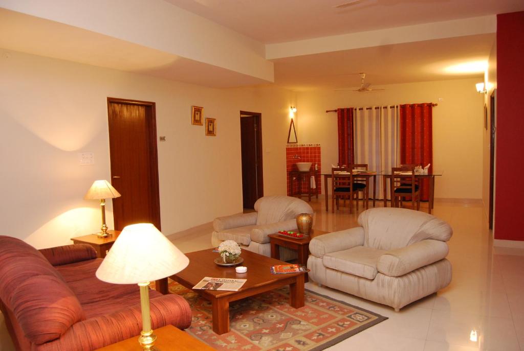 Апартаменты (Апартаменты с 3 спальнями), Sterling Living Space - Residency Road