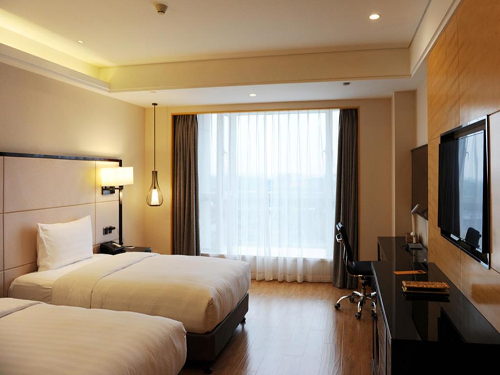 Двухместный (Classic City View Twin Room), Pullman Qingdao Ziyue