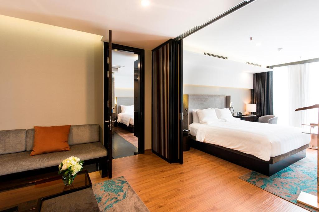 Апартаменты (Представительские апартаменты с 2 спальнями), Novotel Suites Hanoi