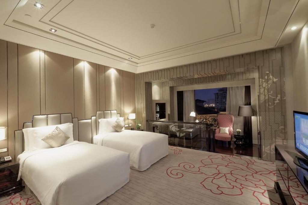 Двухместный (Двухместный номер Делюкс с 2 отдельными кроватями), Chateau Star River Shanghai Minhang