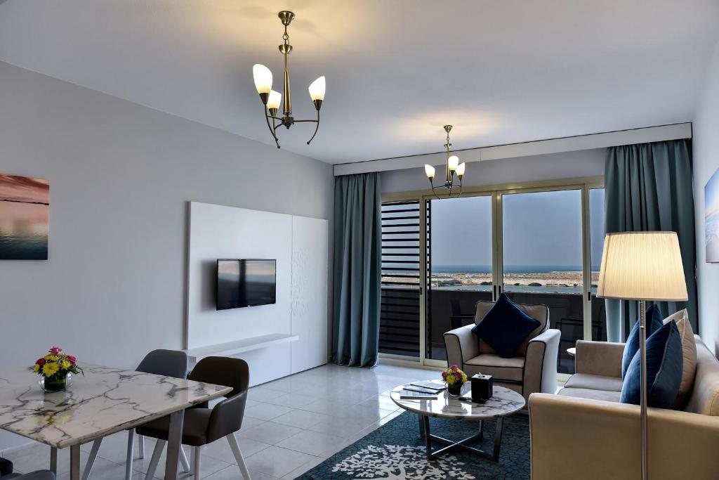 Апартаменты (Апартаменты с видом на море), Курортный отель Jannah Resort & Villas Ras El Khaimah