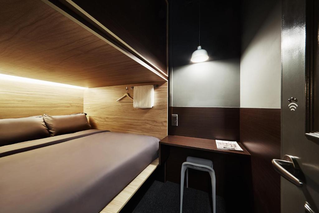 Двухместный (Люкс-капсула с кроватью размера «queen-size»), The Pod @ Beach Road Boutique Capsule Hotel