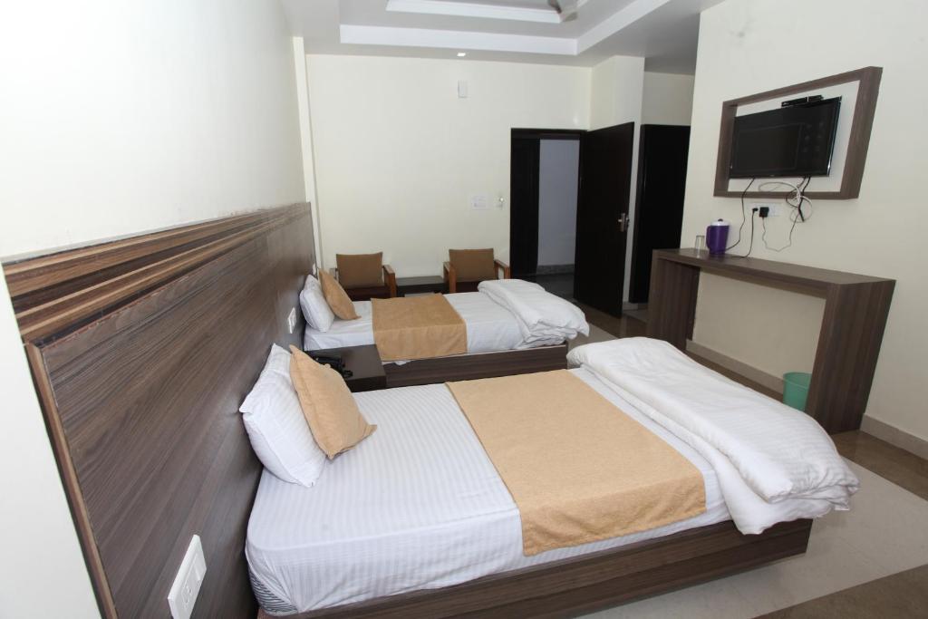 Двухместный (Двухместный номер Делюкс с 2 отдельными кроватями), Hotel Trihari