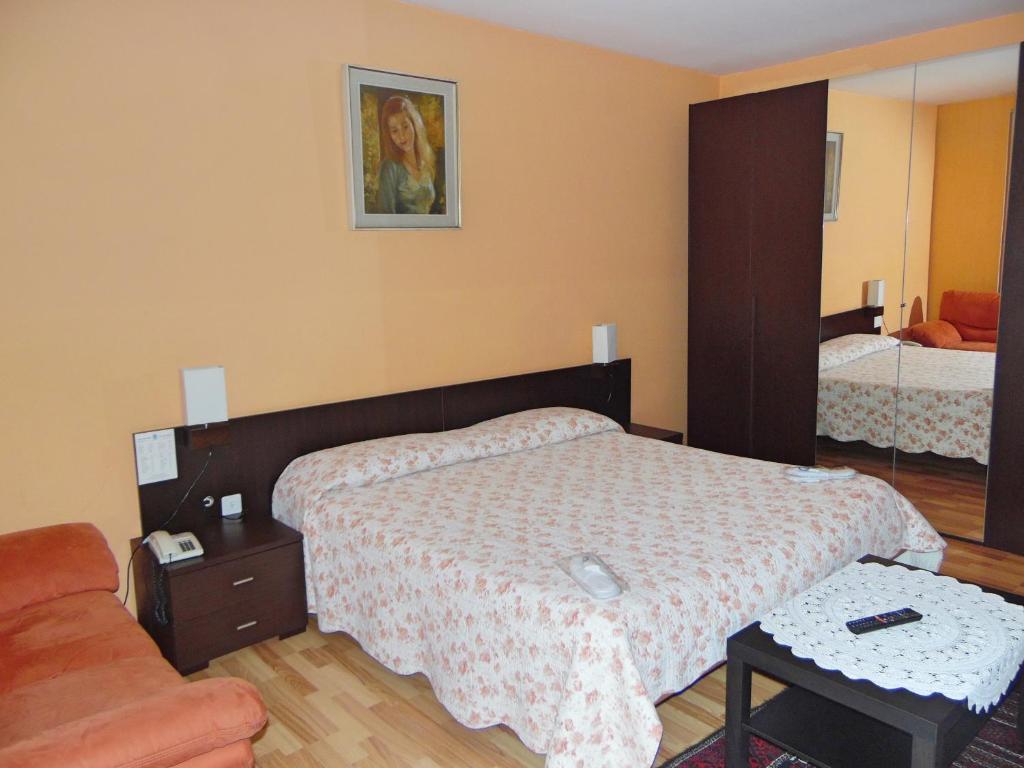 Двухместный (Стандартный двухместный номер с балконом и видом на озеро), Hotel Nassa Garni