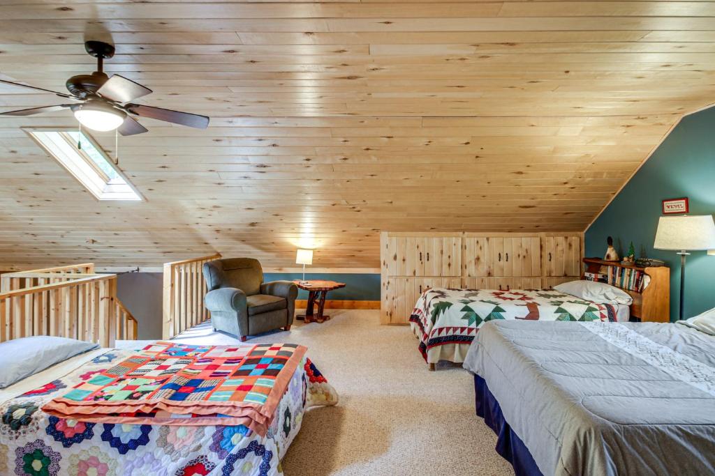 Waterfront Cabin on Trout Lake w/ Private Dock! - Tap to explore photos