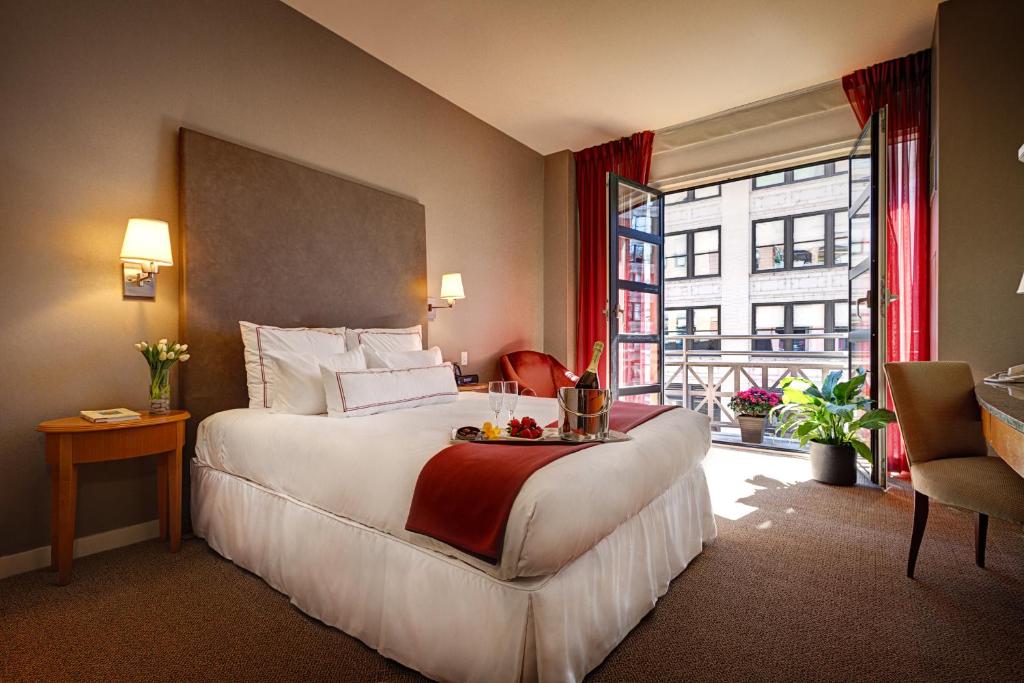 Двухместный (Номер с кроватью размера «queen-size»), Hotel Giraffe by Library Hotel Collection
