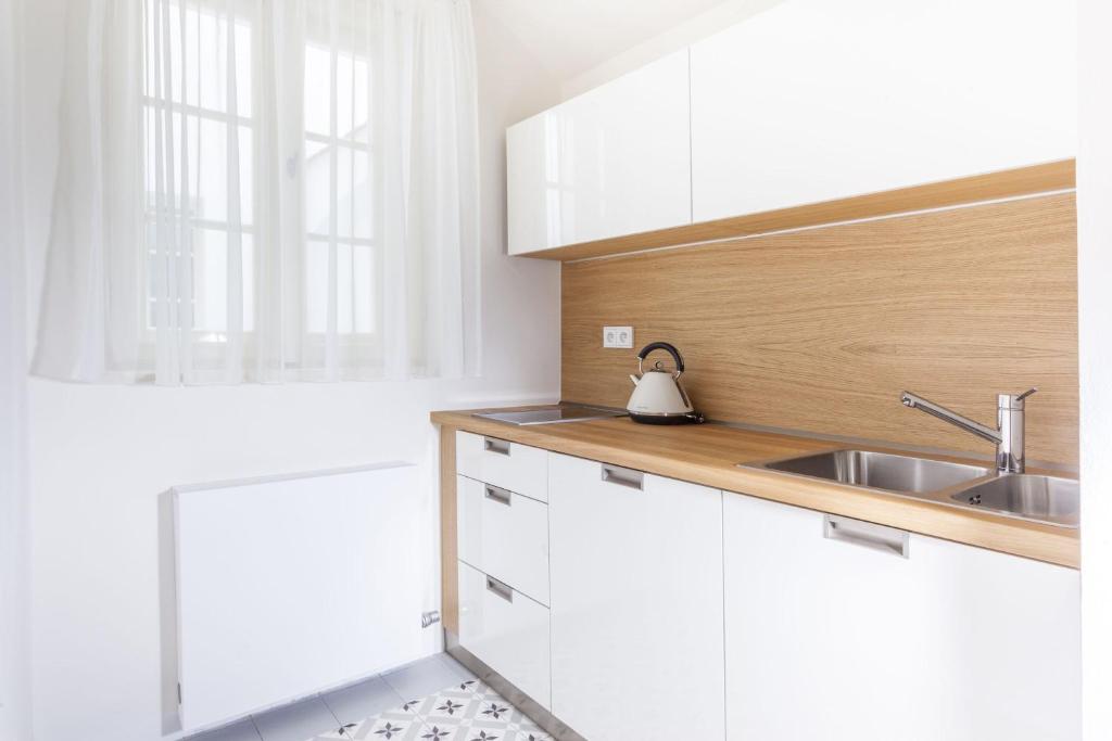 Апартаменты (Luxury Apartment with Street View), Отель U Bílé Lilie