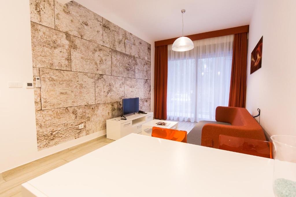 Апартаменты (Апартаменты с 1 спальней и террасой с боковым видом на море), Apart Hotel Sea Fort