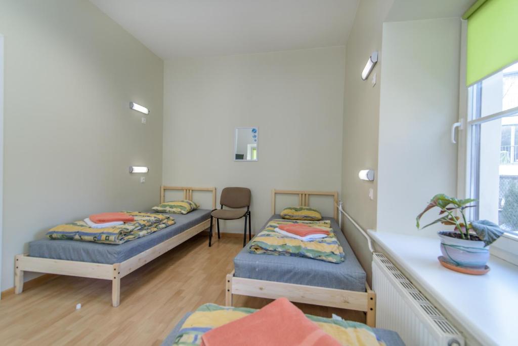 Трехместный (Трехместный номер с общей ванной комнатой), Hostel Filaretai