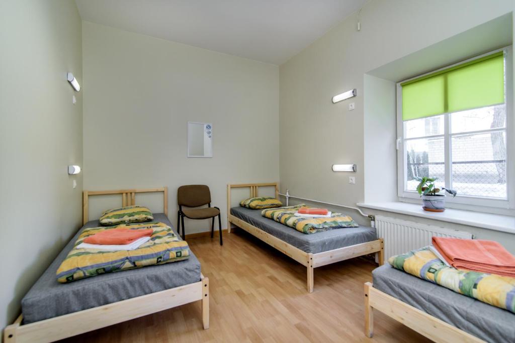 Трехместный (Трехместный номер с общей ванной комнатой), Hostel Filaretai