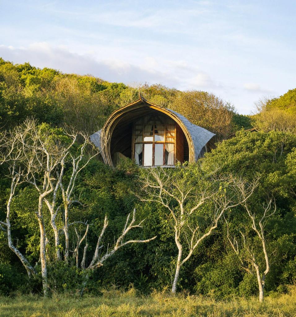 Kini Resort - Luxury Beachfront Bamboo Resort - Tap to explore photos
