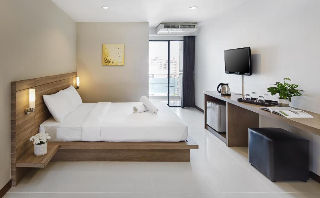Двухместный (Стандартный двухместный номер с 1 кроватью), Отель Diamond Residence Ratchada