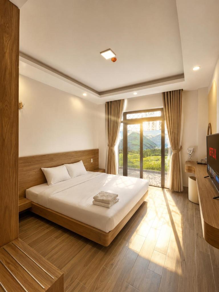 AuraLite Hotel - Panorama View Đà Lạt Room Type - Standard Double Room