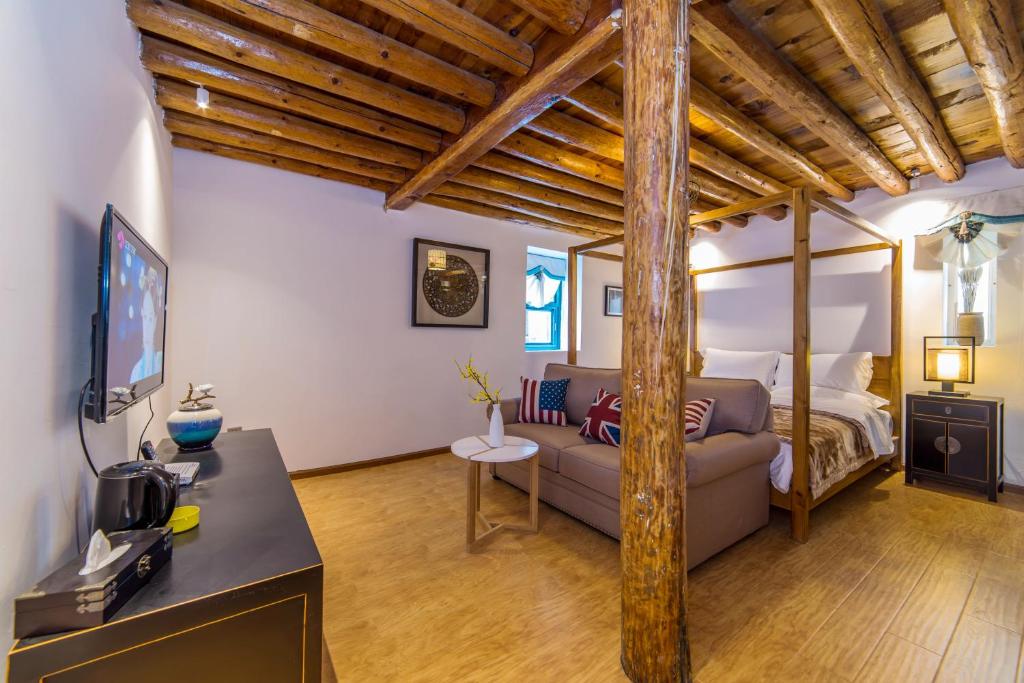 Двухместный (Номер Делюкс с кроватью размера «king-size»), Tangdi Boutique Hotel